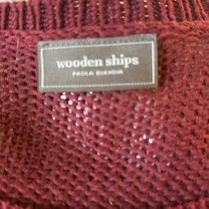 Wooden Ships Sweater Great condition size small